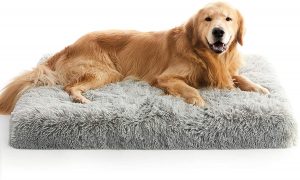 MIHIKK Large Dog Bed for Large Dogs, Orthopedic Egg-Crate Foam Dog Beds